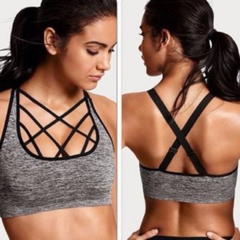 Heathered Strappy VSX Sports Bra